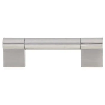 Richelieu Center-To-Center Brushed Nickel Contemporary Drawer Pull 96 Mm - Image 2