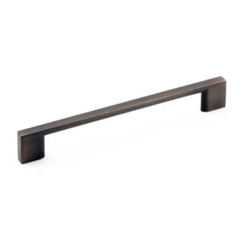 Richelieu Contemporary 6-5/16-In Cabinet Pull Brushed Oil-Rubbed Bronze Metal