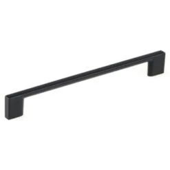 Richelieu Contemporary Metal Pull, 7 9/16 In 192 Mm Matte Black