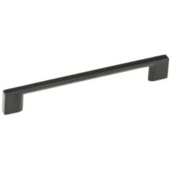 Richelieu Contemporary Metal Pull, 6 5/16 In 160 Mm Matte Black