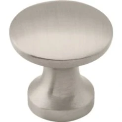 Liberty Hardware 7/8 Mia Knob, Satin Nickel, Package Of 12