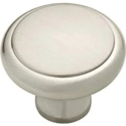 Liberty Hardware 30mm Perimeter Knob, Satin Nickel, Package Of 25