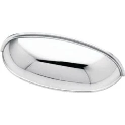 Liberty Hardware 2.5-3 Dual Mount Cup Pull, Chrome, Package Of 25