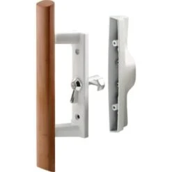 GENERIC Patio Dr Internal Style Dr Handle, Wt, 3-1/2 In. Hole Centers.
