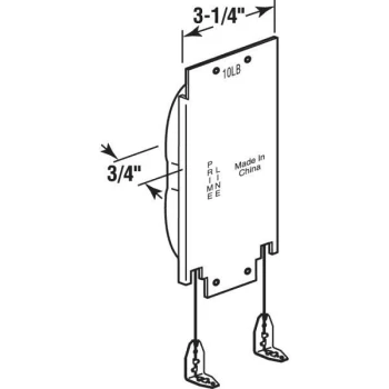 GENERIC 10 Lb., Stl, Wood Sash Balance - Image 2