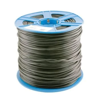 GENERIC Screen Retainer Spline, 0.175in, Vinyl, Black, Roll Of 1,320 Ft.