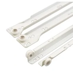 GENERIC 17-3/4in Wt Stl Bottom-Mt Self-Closing Drawer Slides 1-Pair