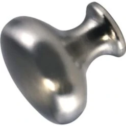 Design House® Mushroom Cabinet Knob Satin Nickel, Package Of 5