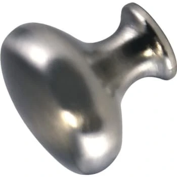 Design House® Mushroom Cabinet Knob Satin Nickel, Package Of 5