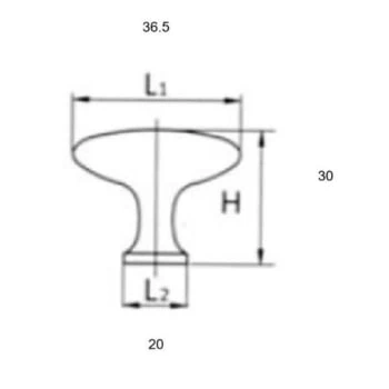 GENERIC Design House Cubist Knob, Brushed Nickel, Pack Of 10 - Image 2