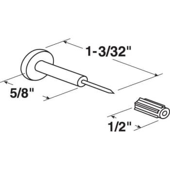 Make 2 Fit Window Grid Retainer Pins, Package Of 25 - Image 2