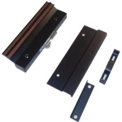 Strybuc Patio Door Black Handle With Keeper Pack Of 2