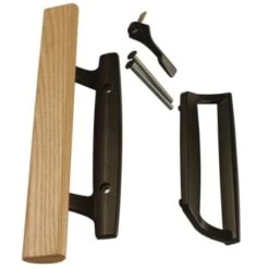 Strybuc Jordon Patio Door Black Sliding Handle Pack Of 2