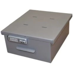 Omnimed Large Omni Drawer, Electronic Lock, Titanium Powder Coated Aluminum