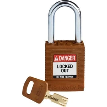 Brady Safekey 1.5 In Steel Shackle Lockout Padlock (12-Pack) (Brown)