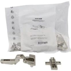 Salice Inset Concealed Self Closing Frameless Hinge, Dowels, Package Of 2