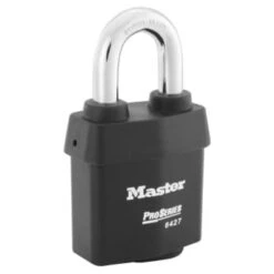 Master Lock 1-1/8 In SFIC Steel Keyed Different Padlock