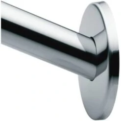 Moen 58.4 In Curved Shower Rod In Polished Stainless Steel