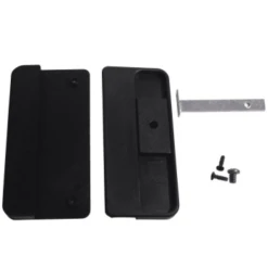 Strybuc 4.03 In Plastic Patio Screen Door Latch Set (15-Pack) (Black)