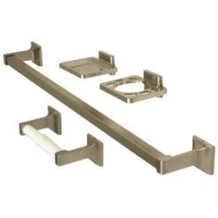 Proplus 4-Piece Concealed Screw Bath Set In Brushed Nickel