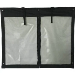 GENERIC 8' X 8' Snap-On Garage Door Screen With Zipper