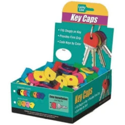 Lucky Line Products Key Caps Counter Display Assorted Colors Package Of 200