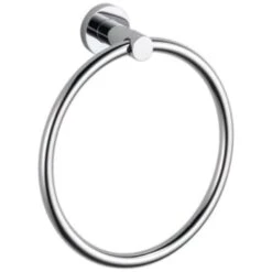 Delta Lilah Towel Ring, Chrome