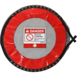 Brady® Permit Required Ventilated Lockable Cover Size Large