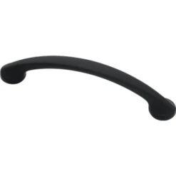 Liberty Hardware 3-3/4 Martini Classic Pull Flat Black, Package Of 12