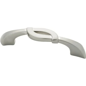 Liberty Hardware 3-3-3/4 Dual Mount Unity Pull Satin Nickel, Package Of 12