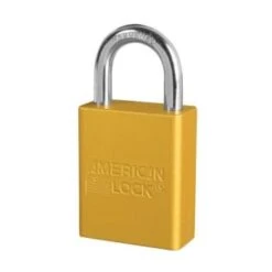 American Lock 5 Pin Anodized Aluminum Tumbler Safety Padlock