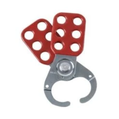 Brady Red Vinyl Coated High Tensile Steel Lockout Hasp With 1" Jaw