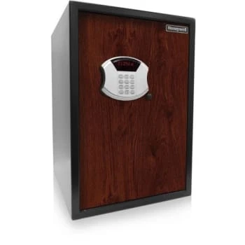 Honeywell® Digital Security Safe With Depository Slot And Faux Wood Door, Cherry