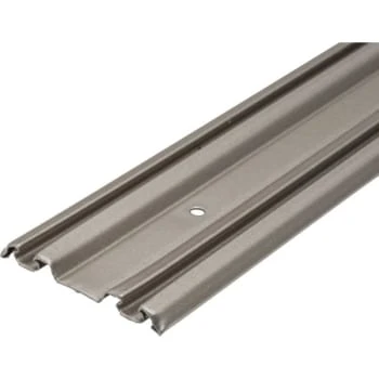 Renin Bypass Door Bottom Track 72" Satin Nickel Finish