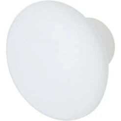 1-1/2" Ceramic Knob White, Package Of 25