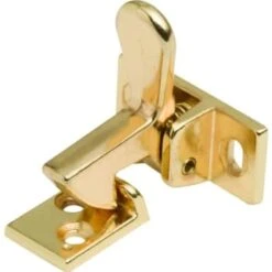 GENERIC Cabinet Elbow Catch (Polished Brass) (2-Pack)