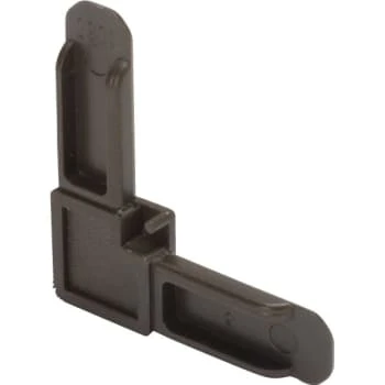 GENERIC 1/4 In Plastic Frame Corner (100-Pack) (Bronze)