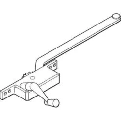GENERIC 9" Right-hand Square Casement Operator Bronze