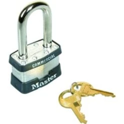 Master Lock 1-9/16 In Long Shackle Keyed Different Padlock