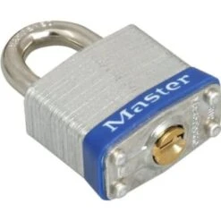 Master Lock 1-9/16 In Universal Pinned Steel Laminated Shackle Padlock